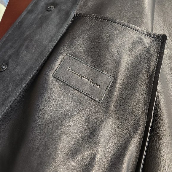 ERMENEGILDO ZEGNA Lambskin Bomber Blouson - Picture 12 of 16